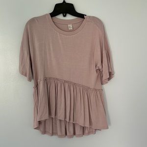 Mauve Peplum